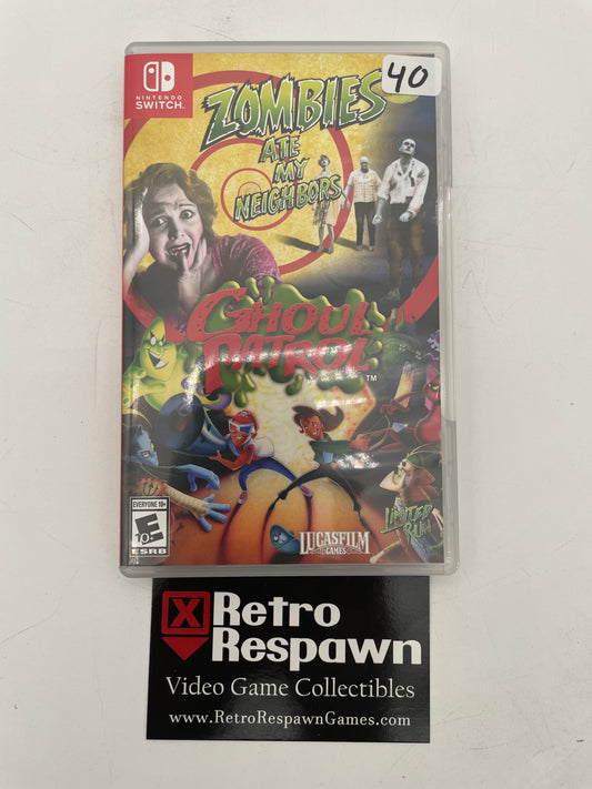 Zombies Ate My Neighbors & Ghoul Patrol - Nintendo Switch (Complete)