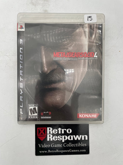 Metal Gear Solid 4 -Playstation 3 (Complete)