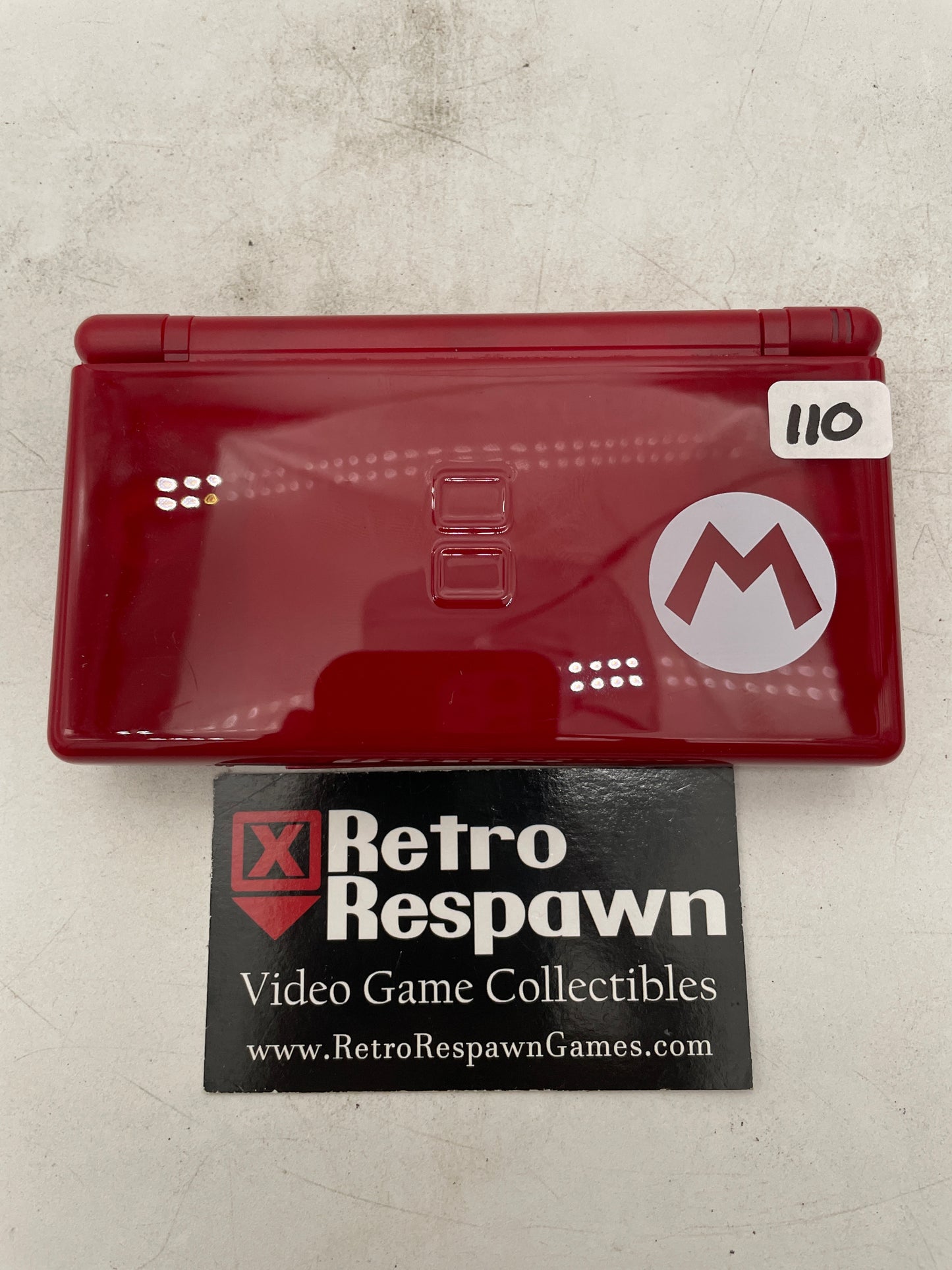 Red Mario Reshell Nintendo DS Lite- Nintendo DS (Console + Charger)