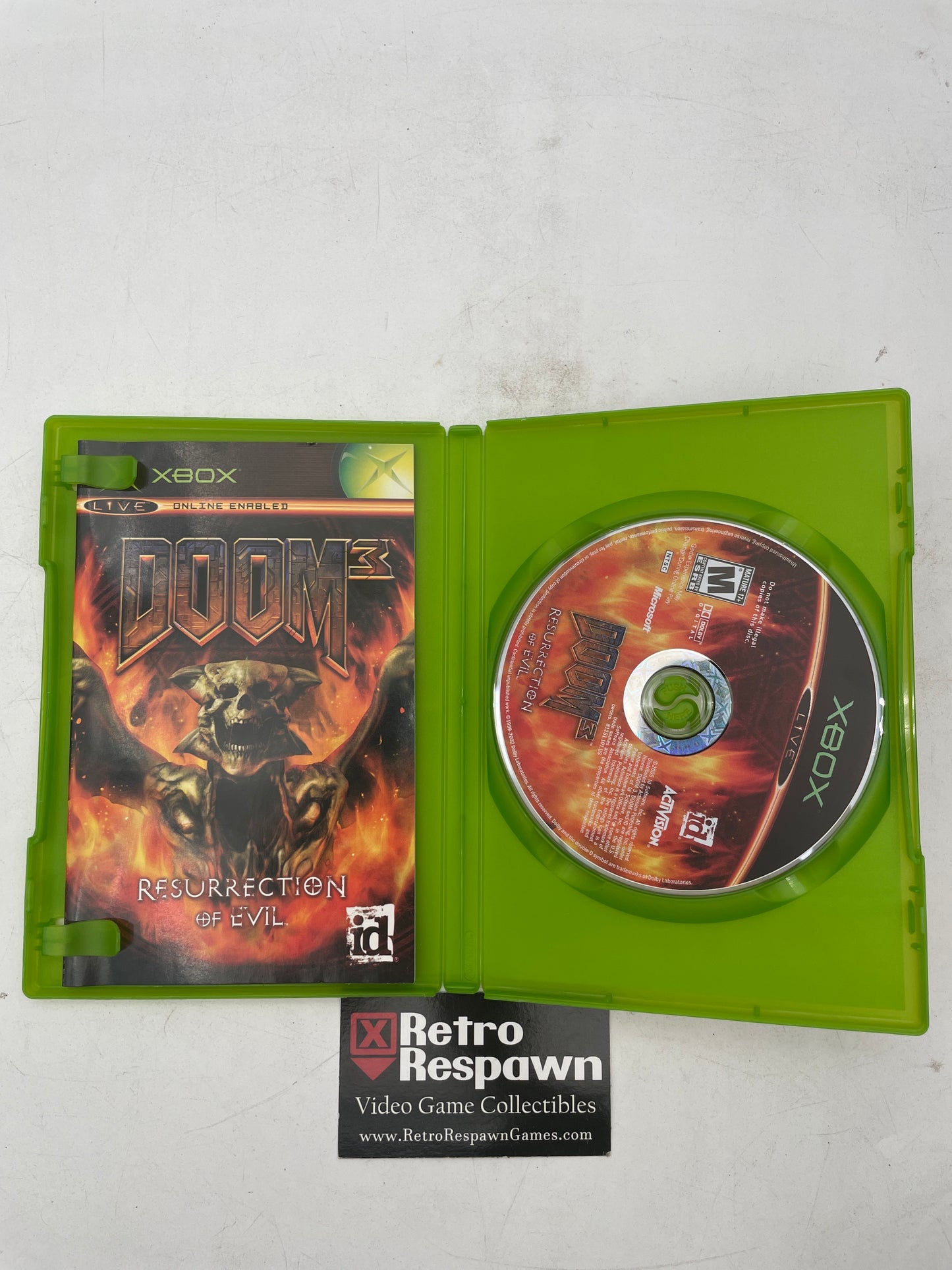 Doom 3: Resurrection of Evil - Xbox (Complete)