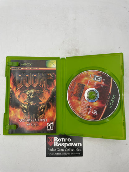 Doom 3: Resurrection of Evil - Xbox (Complete)
