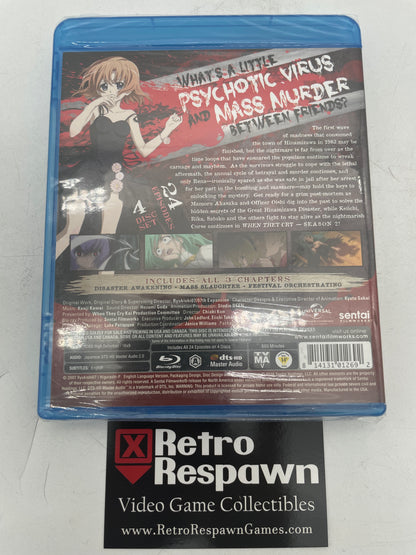Higurashi No Naku Koroni Kai [When They Cry Season 2] Bluray (Sealed)
