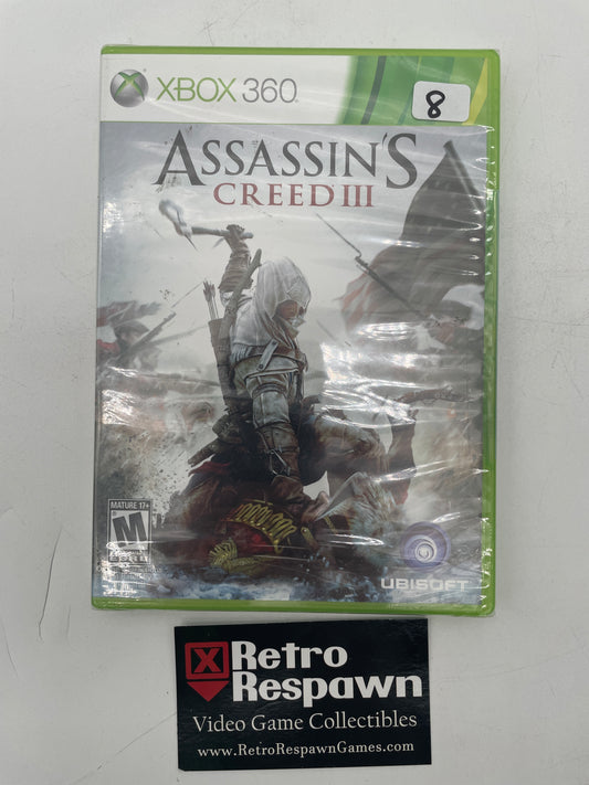 Assassin's Creed III - Xbox 360 (Sealed)