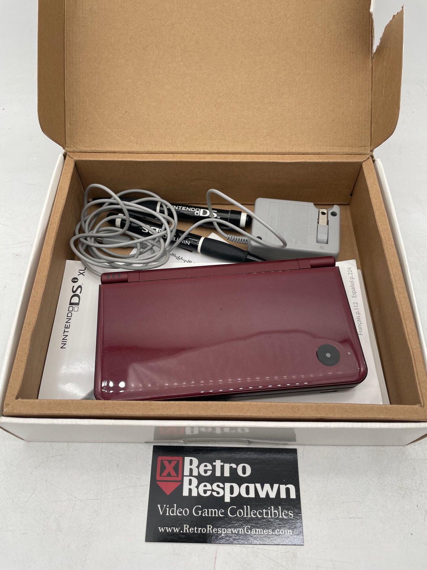Nintendo DSi XL Burgundy - Nintendo DS (Complete)