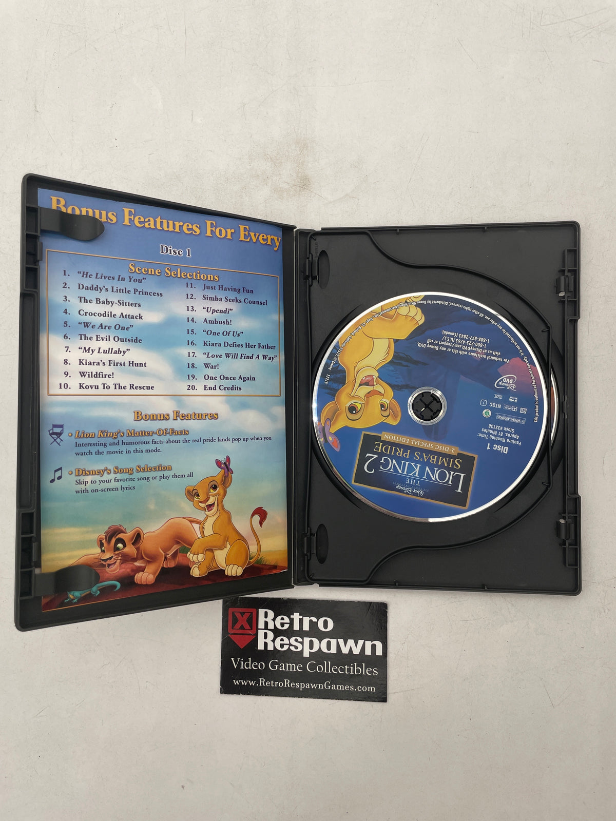 The Lion King 2 Simba’s Pride [2 Disc Special Editon] - DVD (Complete)