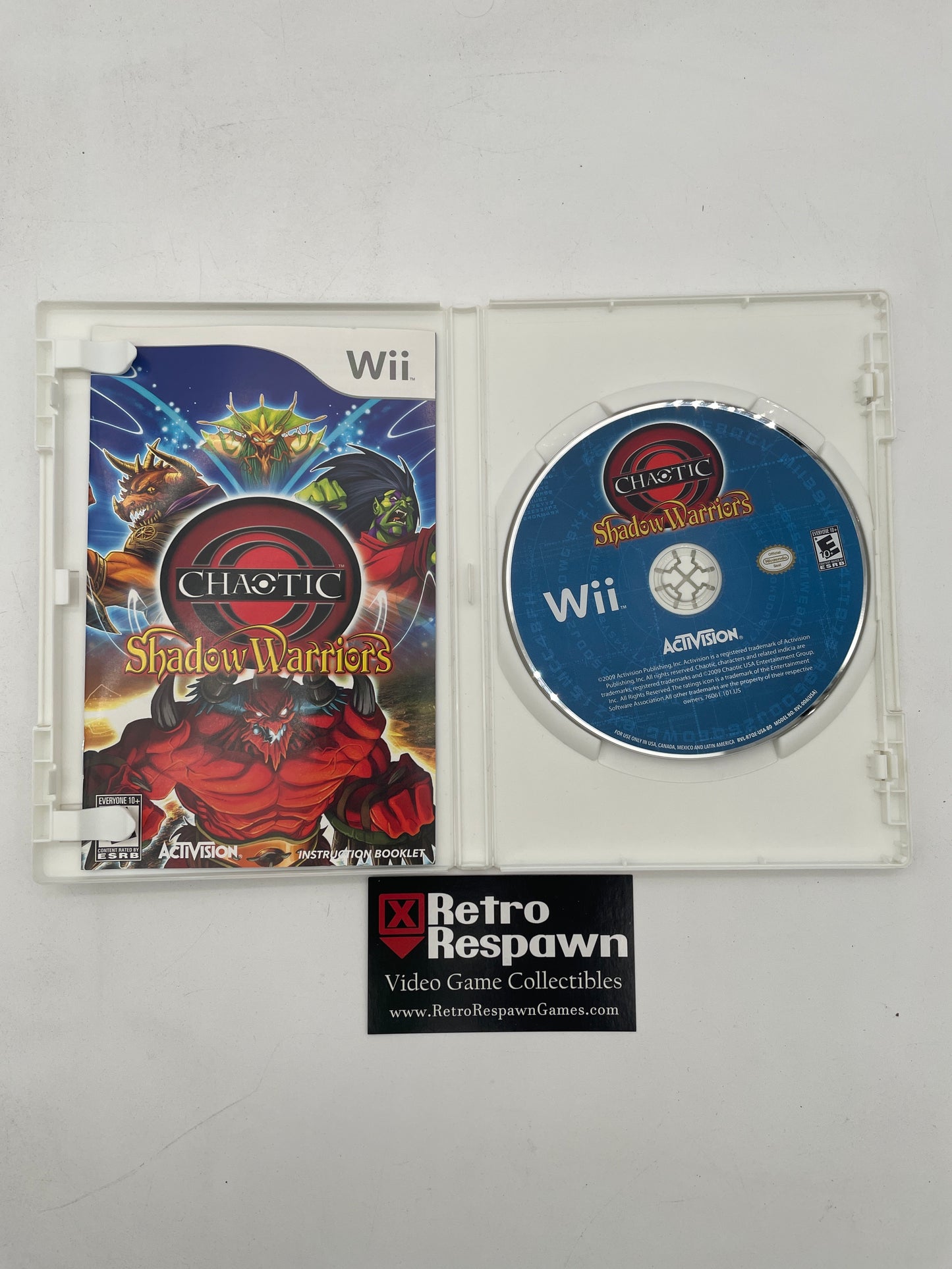 Chaotic: Shadow Warrior [Walmart] - Wii (Complete)