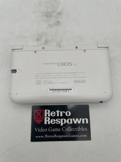 Modded Nintendo 3DS LL White - JP Nintendo 3DS (Console+Charger)