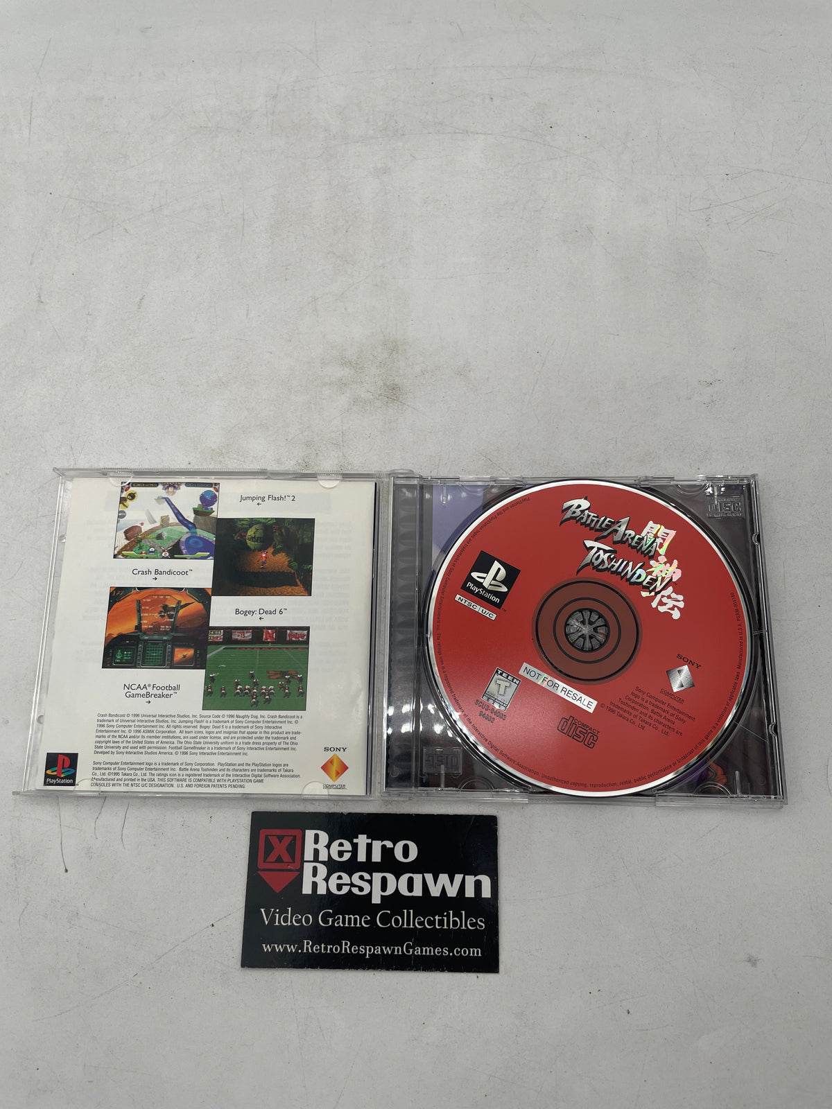 Battle Arena Toshinden - Playstation (Complete)