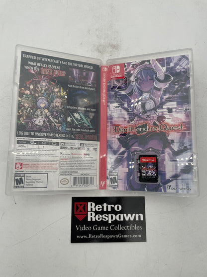 Death end re;Quest - Nintendo Switch (Complete)