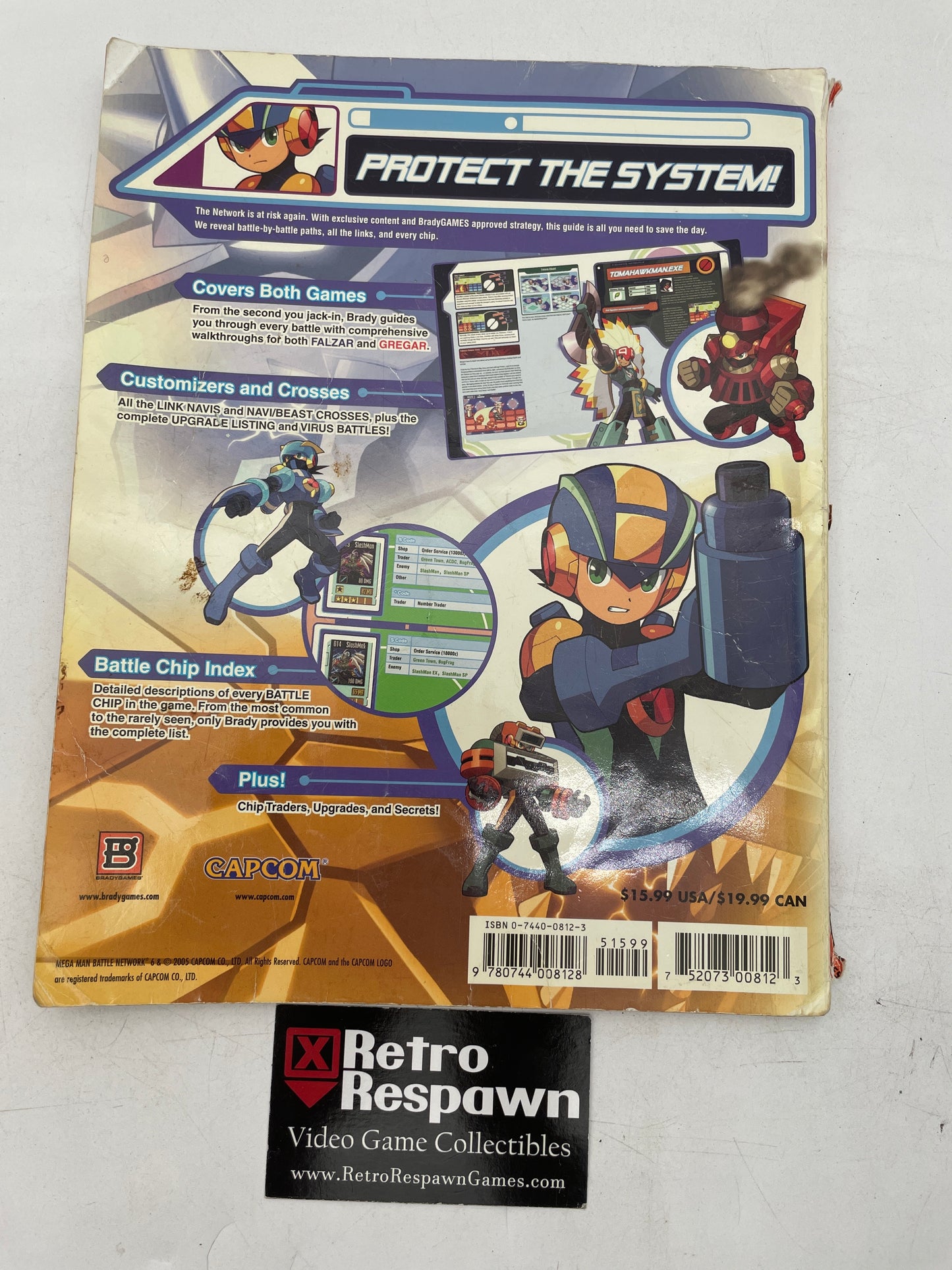Megaman Battle Network 6 Official Strategy Guide - Brady Games (Used)