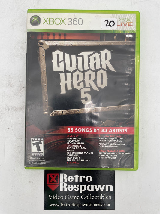 Guitar Hero 5 - Xbox 360 (Complete)