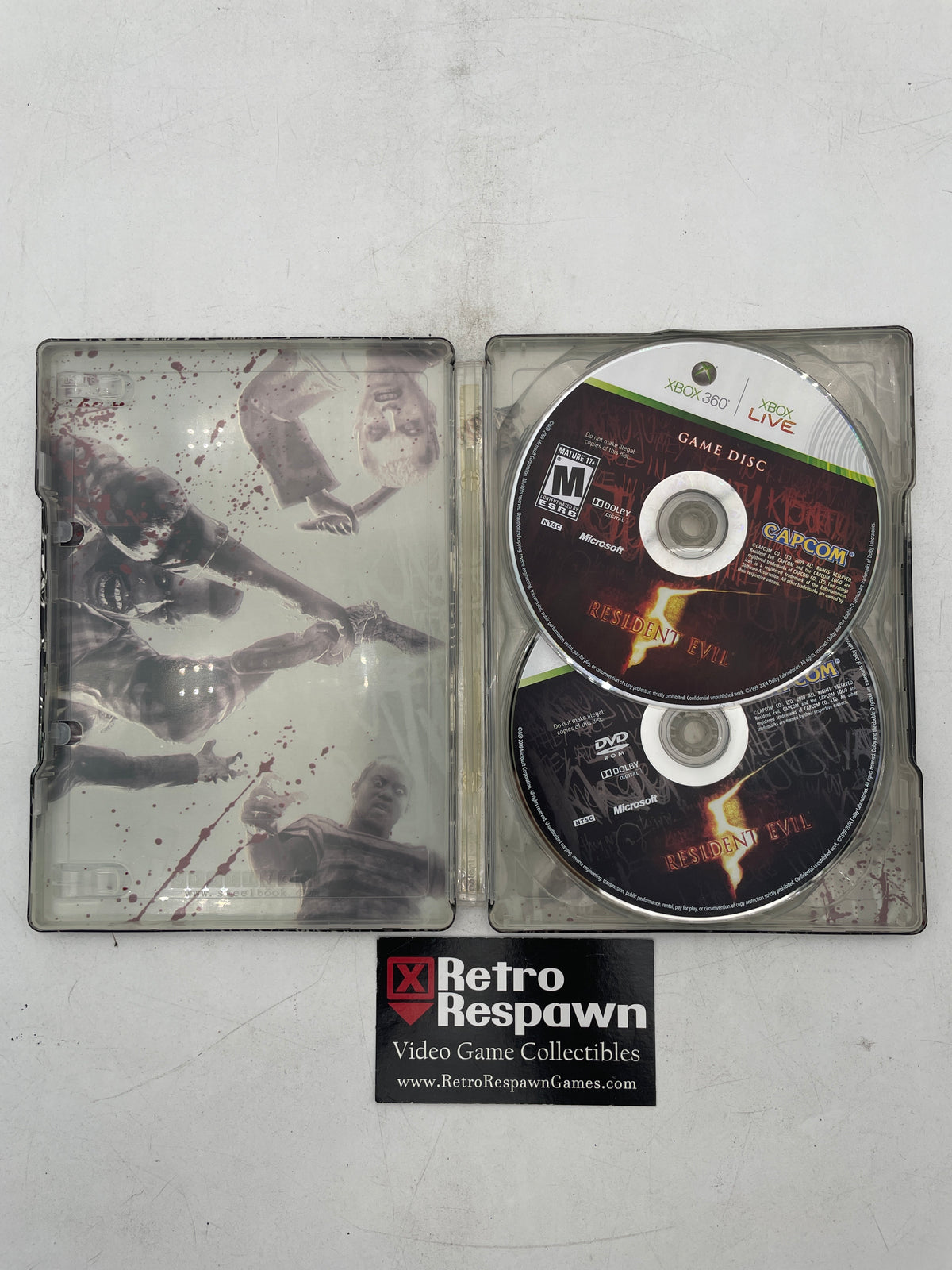 Resident Evil 5 [Steelbook Edition] - Xbox 360 (Complete)