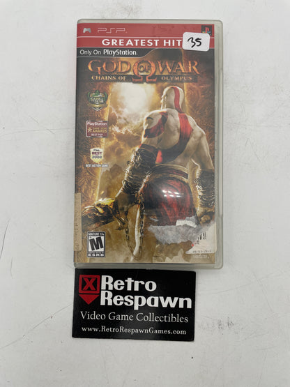 God of War Chains of Olympus [Greatest Hits] - PSP (Complete)