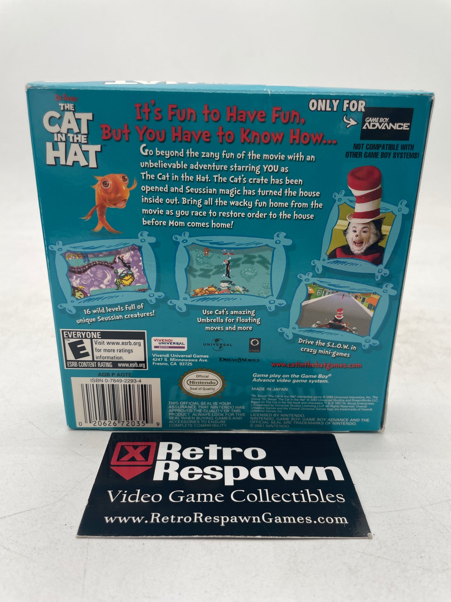 The Cat in the Hat - GameBoy Advance (Complete)