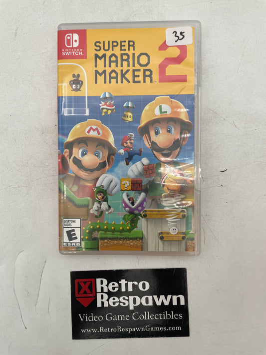 Super Mario Maker 2 - Nintendo Switch (Complete)