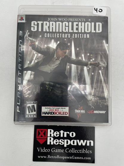 Stranglehold [Collector's Edition] - Playstation 3 (Complete)