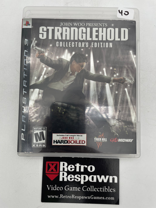 Stranglehold [Collector's Edition] - Playstation 3 (Complete)