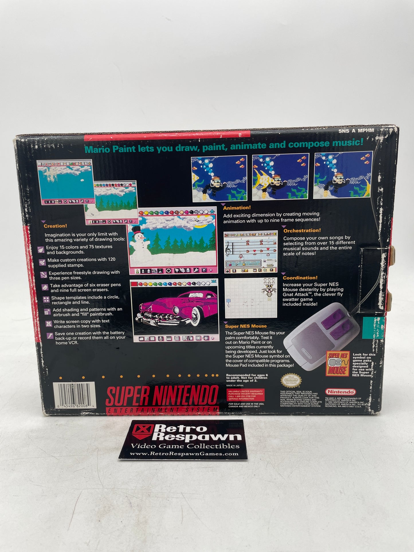 Mario Paint [Mouse Bundle] - Super Nintendo (Complete)