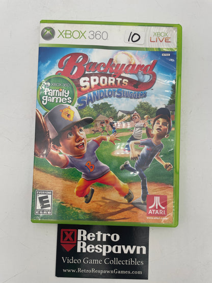 Backyard Sports: Sandlot Sluggers - Xbox 360 (Complete)