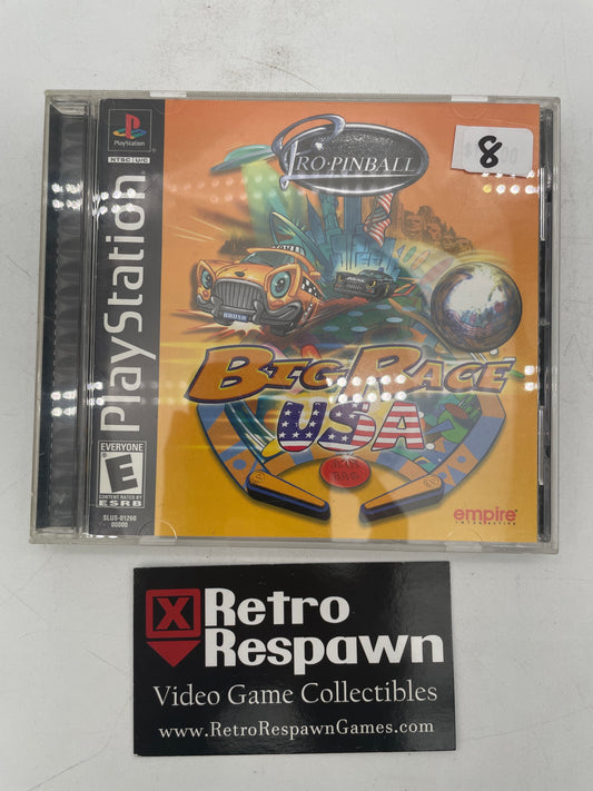 Pro Pinball Big Race USA - Playstation (Complete)