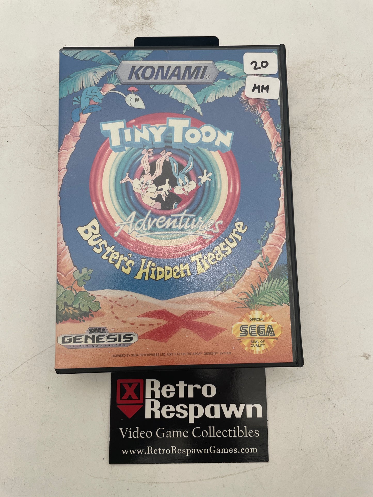 Tiny Toon Adventures Buster's Hidden Treasure - Sega Genesis (Missing Manual)