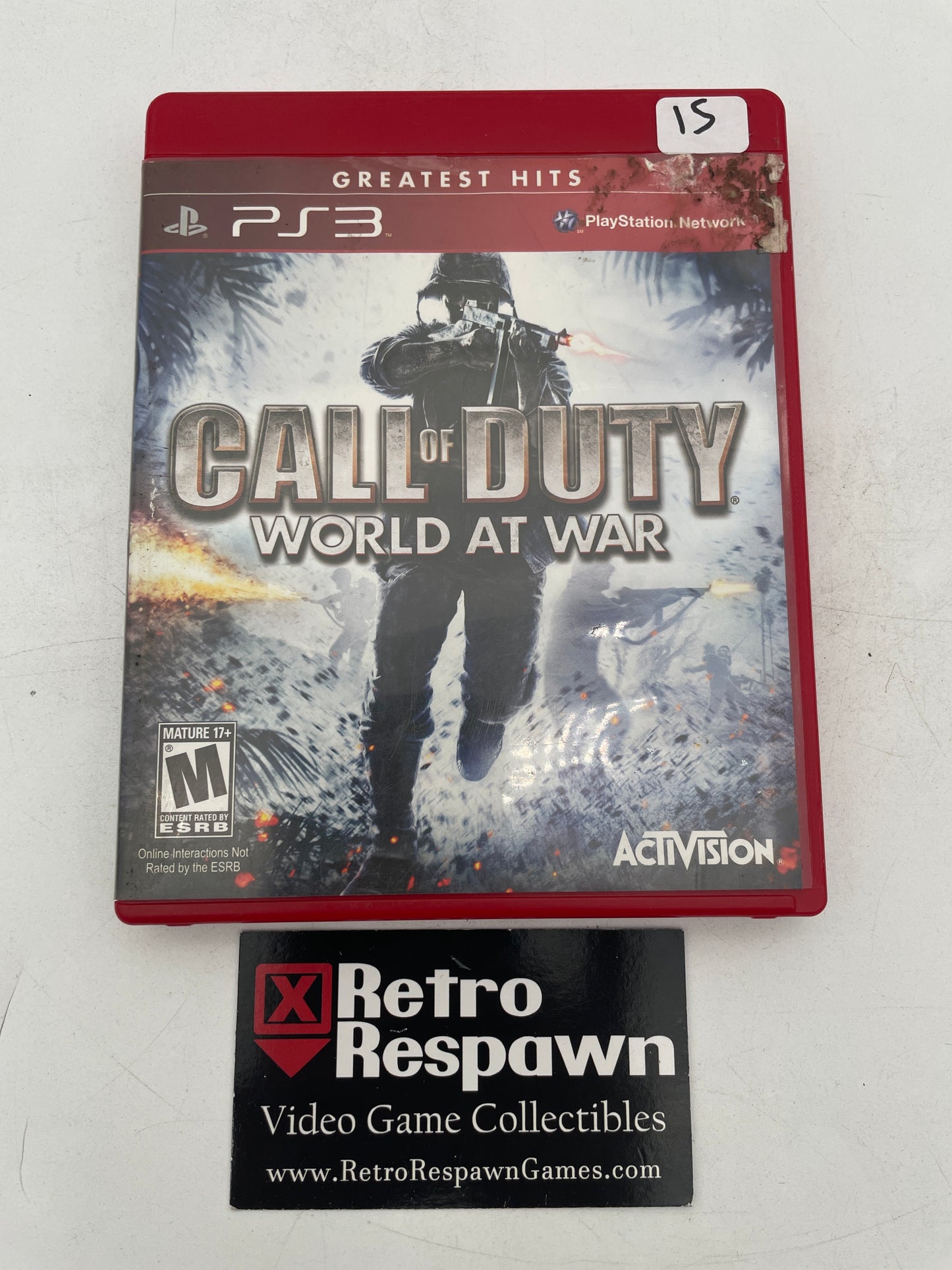 Call of Duty World at War [Greatest Hits] - Playstation 3 (Complete)