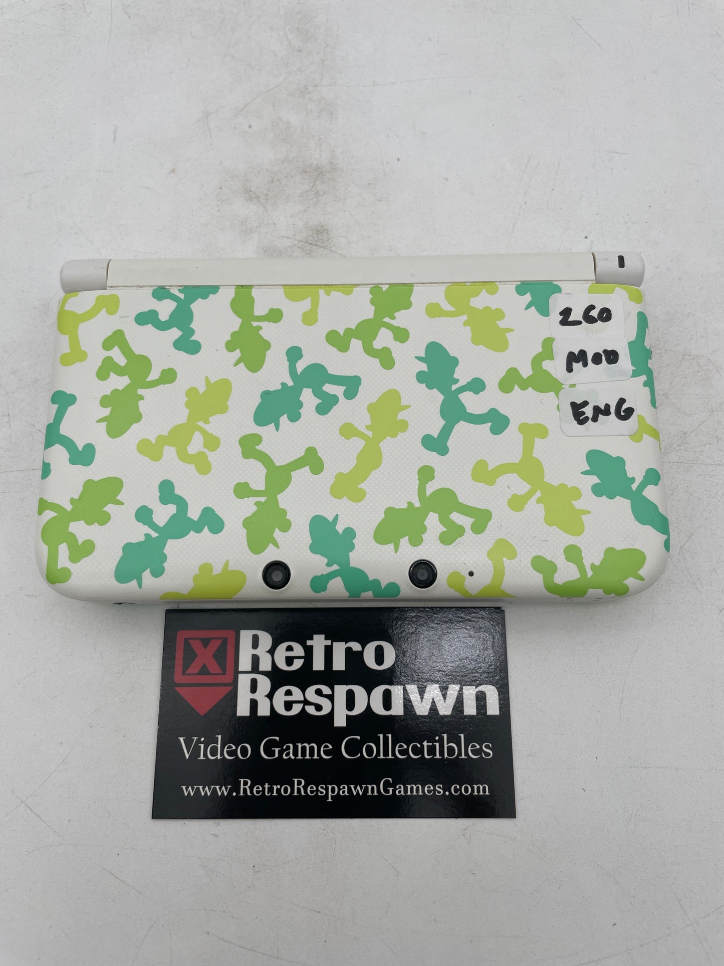 English Modded Nintendo 3DS LL Year of the Luigi - JP Nintendo 3DS (Console+Charger)