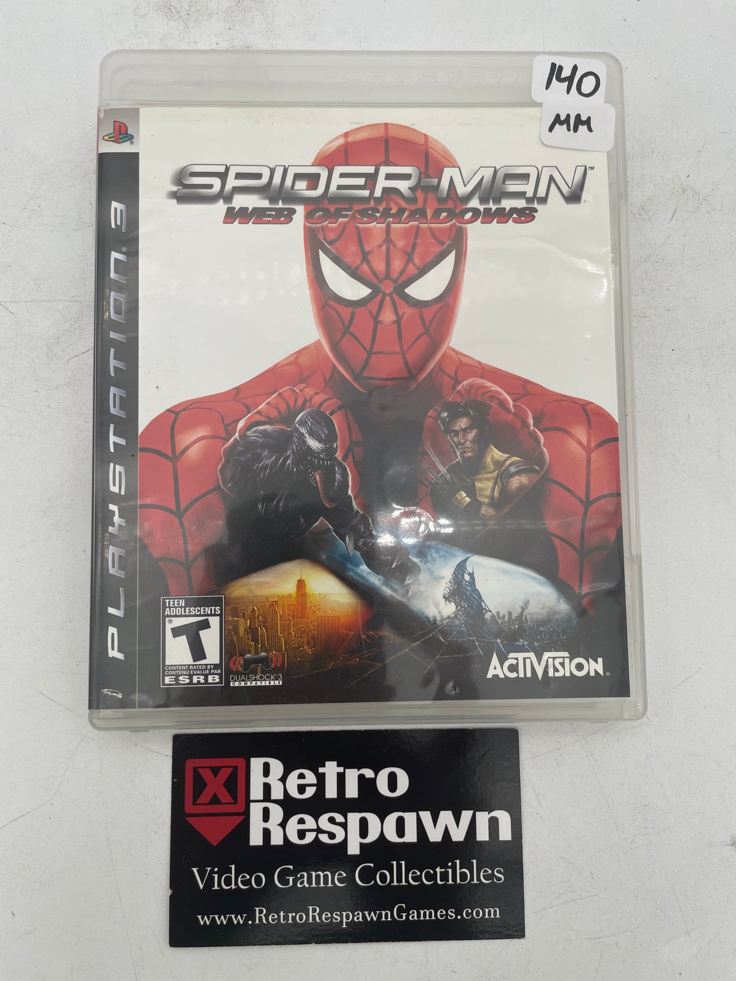 Spiderman Web of Shadows - Playstation 3 (No Manual)