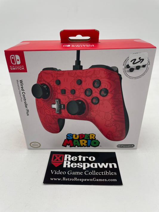 Super Mario Wired Controller Plus - Nintendo Switch (Sealed)