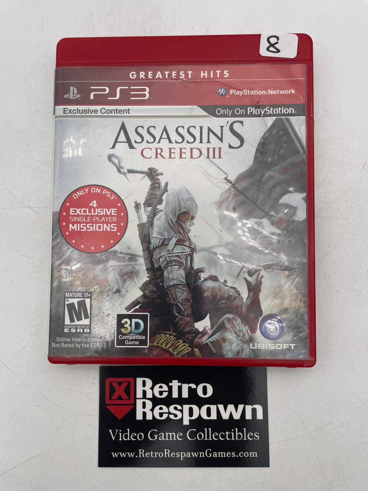 Assassin's Creed III [Greatest Hits] - Playstation 3 (Complete)