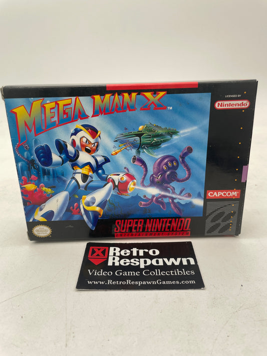 Mega Man X - Super Nintendo (Missing Manual)