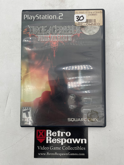 Final Fantasy VII Dirge of Cerberus - Playstation 2 (Complete)