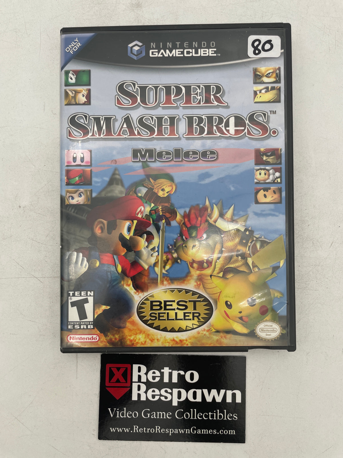 Super Smash Bros. Melee [Best Seller] - Gamecube (Complete)
