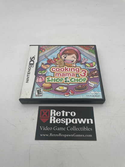 Cooking Mama 3: Shop & Chop - Nintendo DS (Complete)