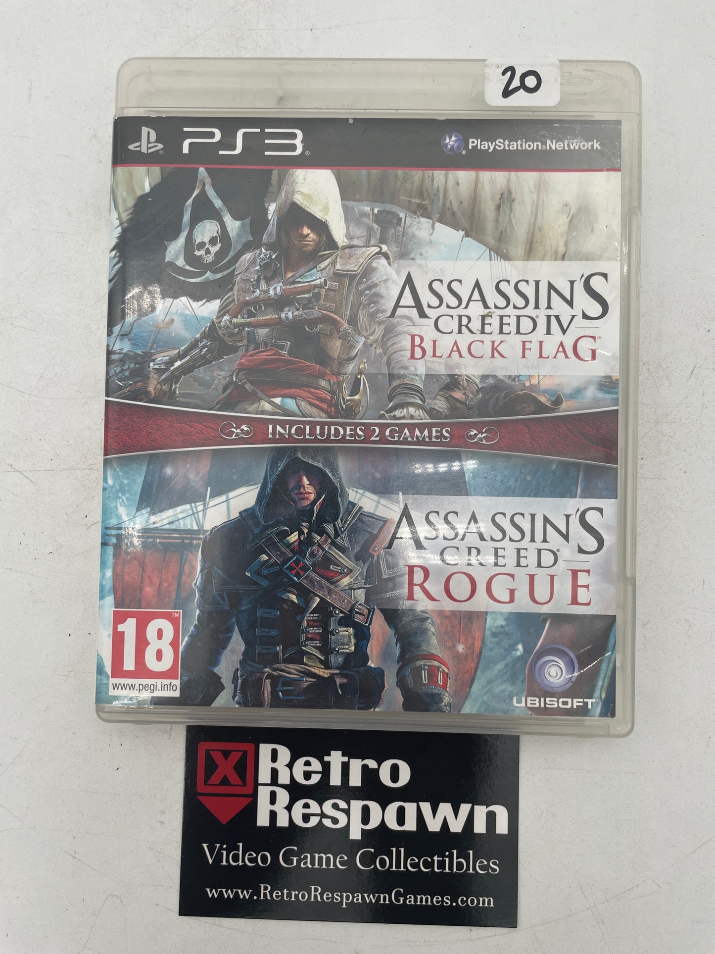 Assassin's Creed Black Flag & Rogue - PAL PlayStation 3 (Complete)