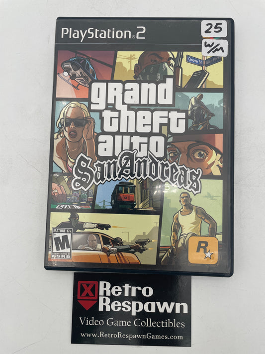 Grand Theft Auto San Andreas - Playstation 2 (Complete)