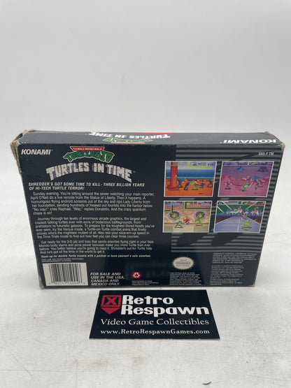 Teenage Mutant Ninja Turtles IV Turtles in Time - Super Nintendo (Complete)