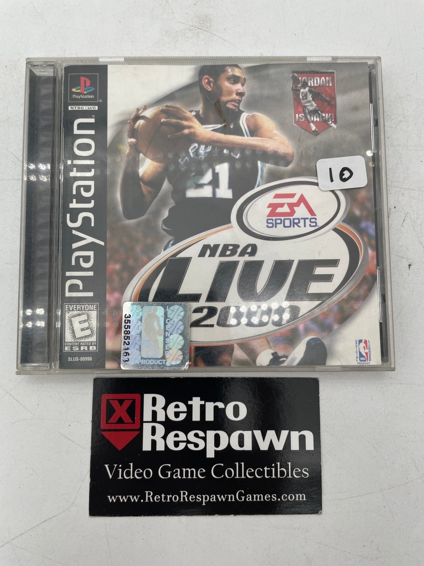 NBA Live 2000 - Playstation (Complete)