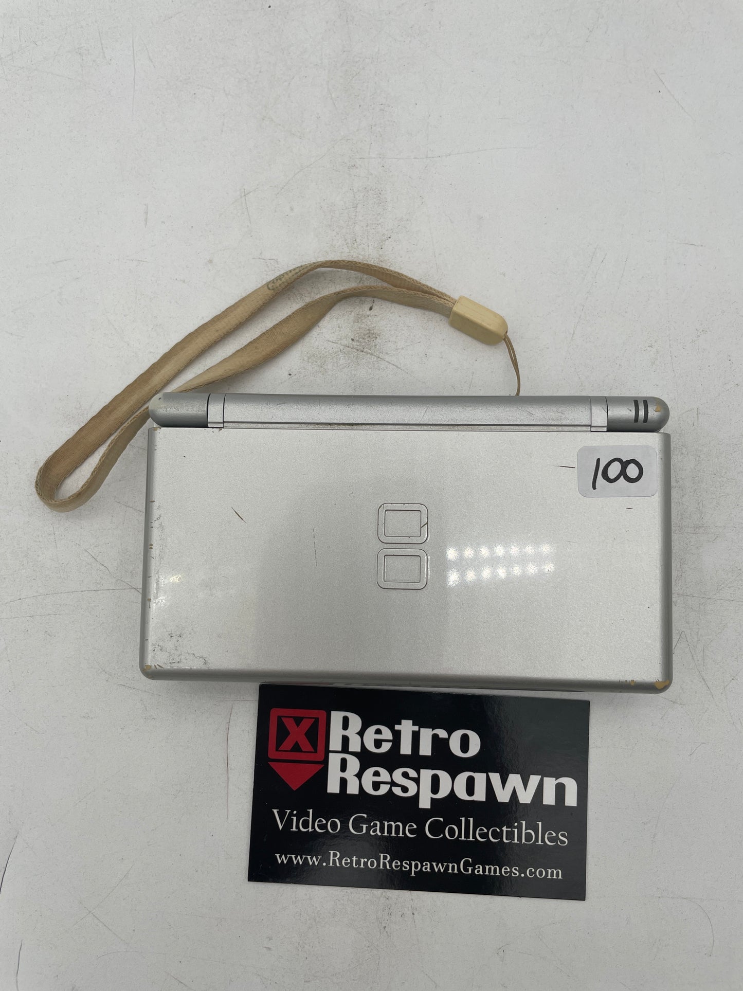 Metallic Silver Nintendo DS Lite - JP Nintendo DS (Console + Charger)