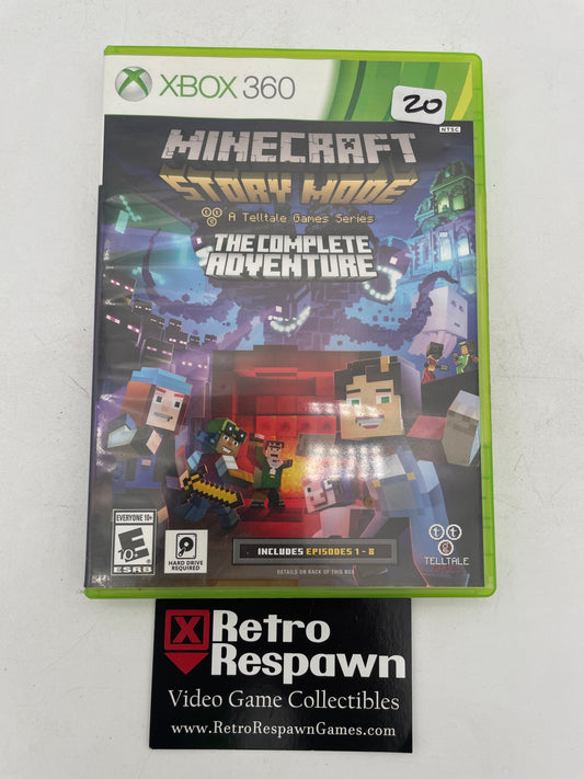 Minecraft: Story Mode Complete Adventure - Xbox 360 (Complete)