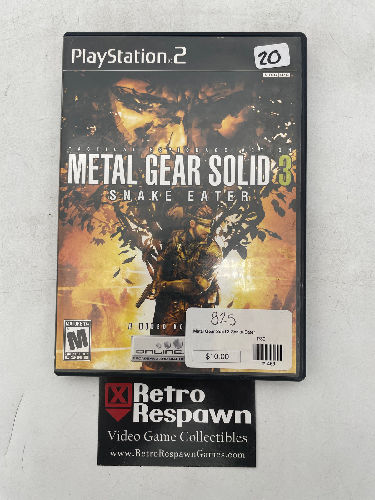 Metal Gear Solid 3 Snake Eater - Playstation 2 (Complete)