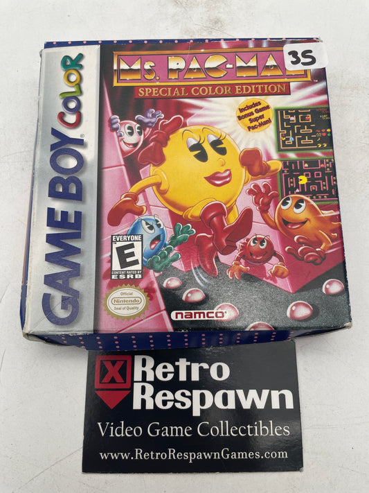 Ms. Pac-Man Special Color Edition - GameBoy Color (Complete)