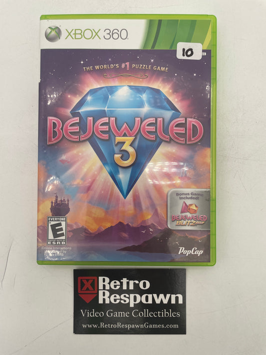 Bejeweled 3 - Xbox 360 (Complete)