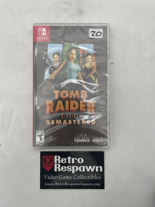 Tomb Raider I-III Remastered - Nintendo Switch (Sealed)