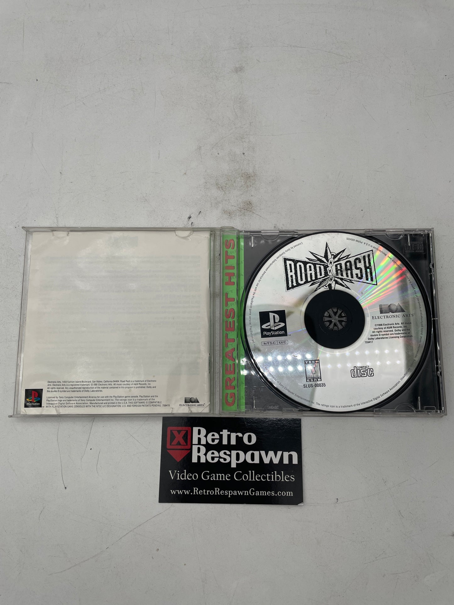 Road Rash [Greatest Hits] - Playstation (Complete)