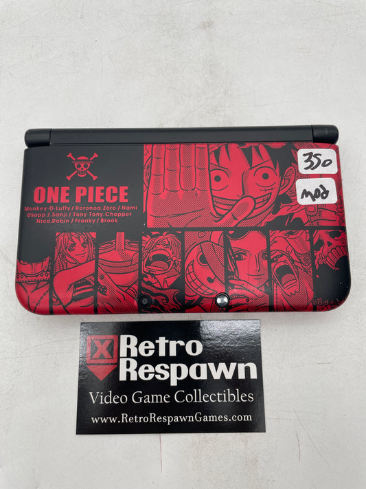 Modded Nintendo 3DS LL One Piece Unlimited World R - JP Nintendo 3DS (Console+Charger)