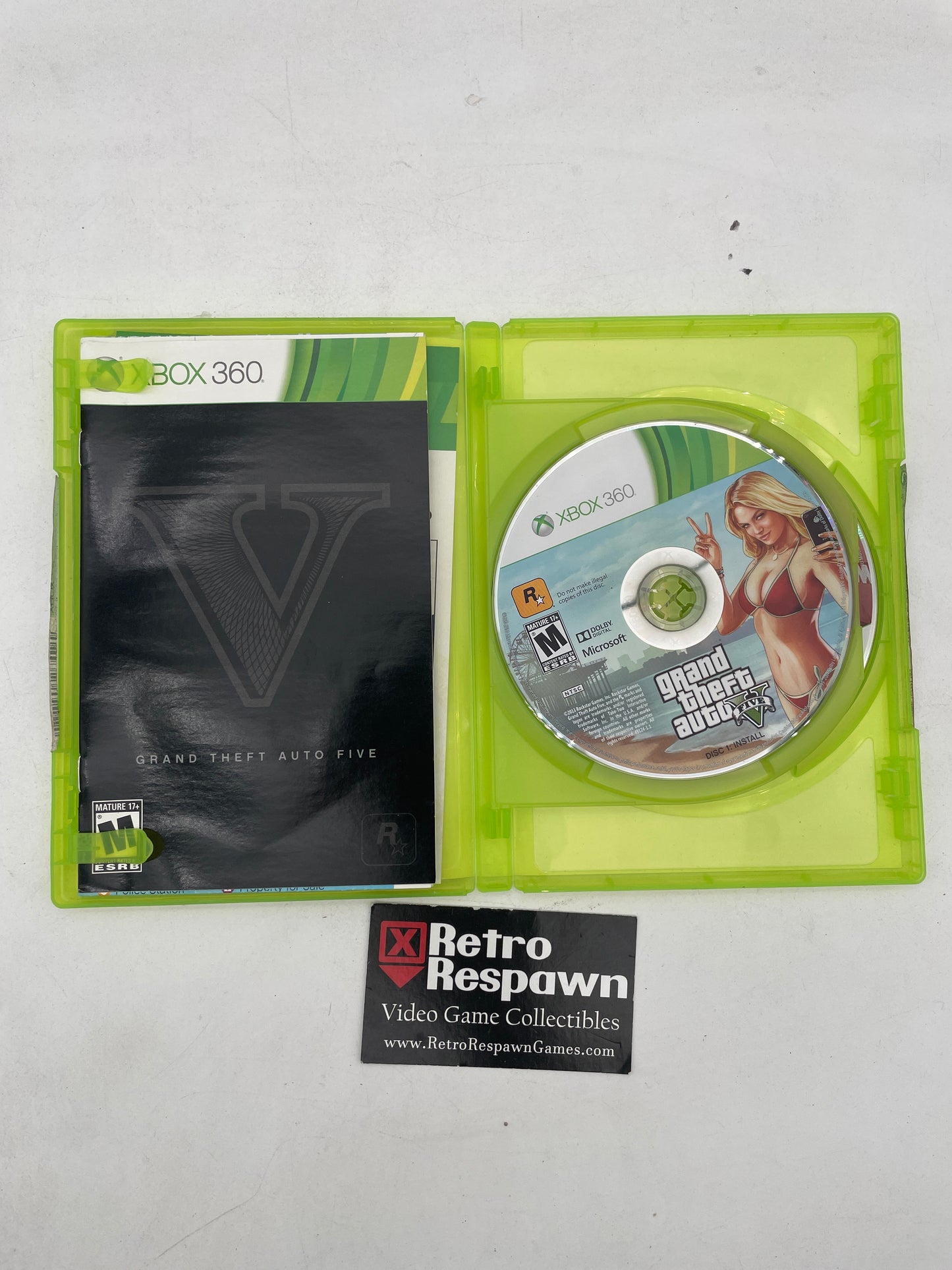 Grand Theft Auto V - Xbox 360 (Complete)