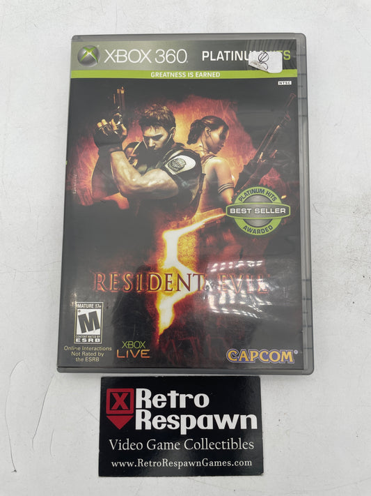 Resident Evil 5 [Platinum Hits] - Xbox 360 (Missing Manual)