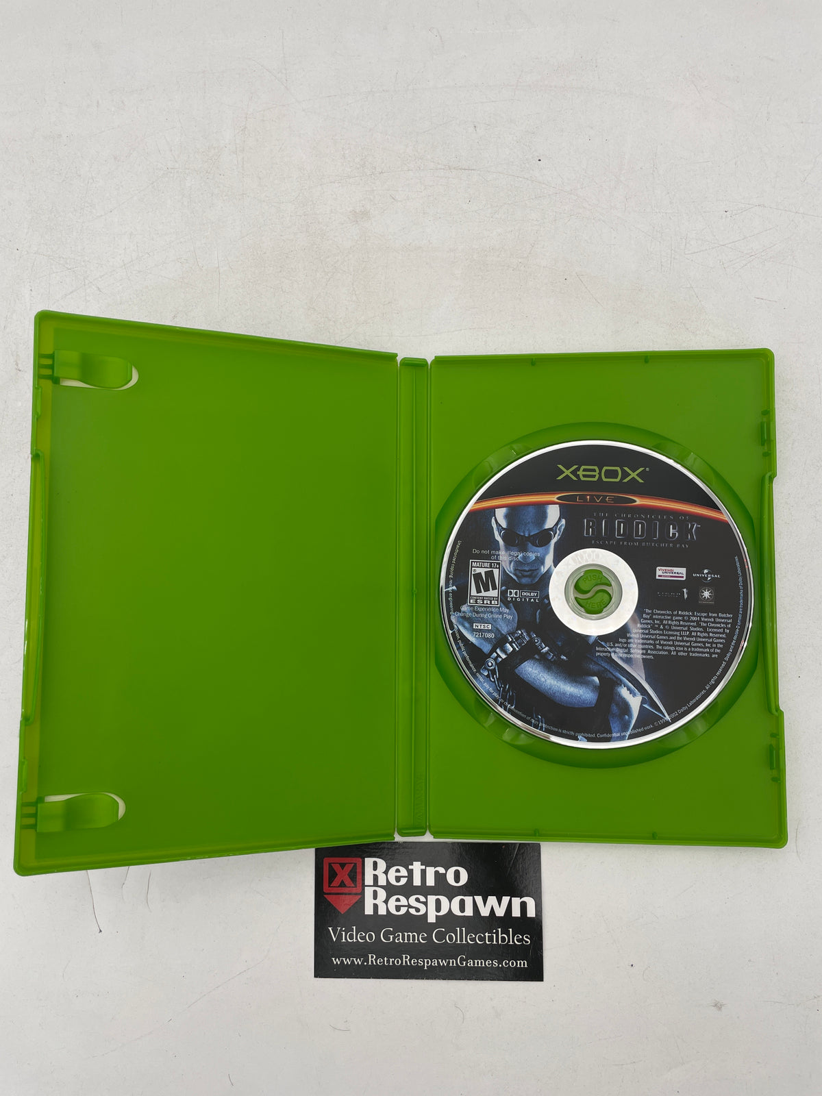 Chronicles of Riddick: Escape from Butcher Bay - Xbox (Missing Manual)