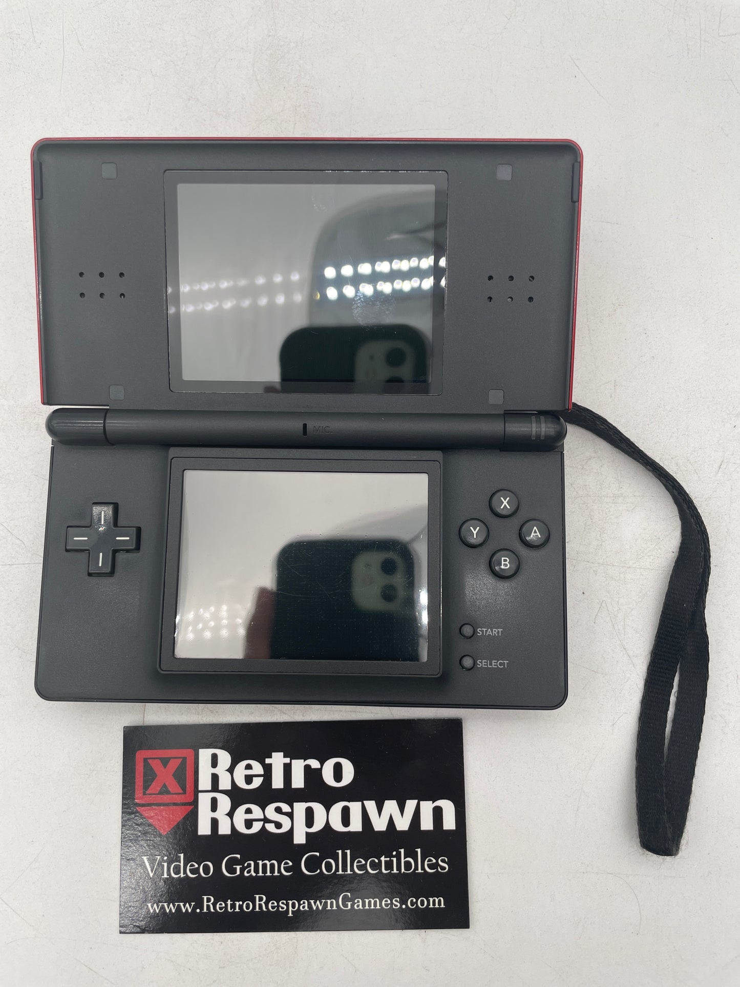 Red Crimson & Black Nintendo DS Lite - JP Nintendo DS (Console + Charger)
